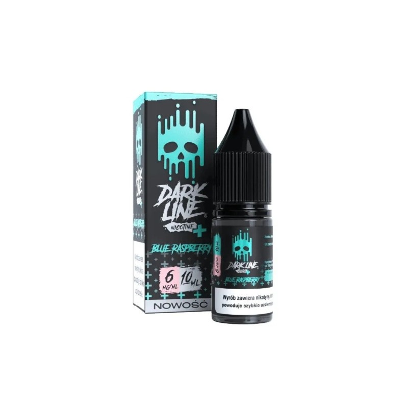 E-liquide Dark Line Nicotine+ 10ml - Blue Raspberry 6mg | EliqVapoteur