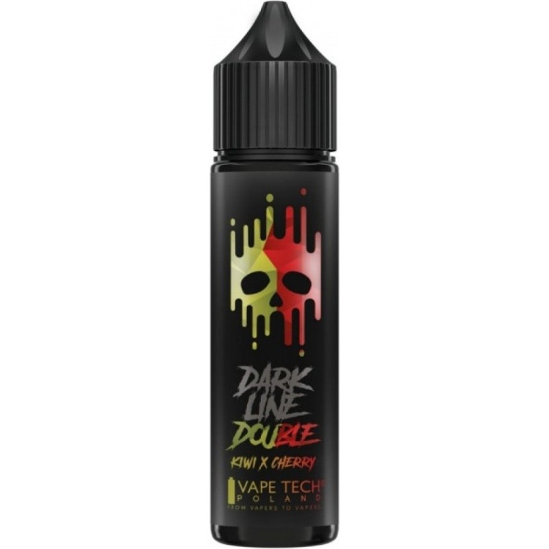 Longfill DARK LINE Double 8/60ml - Kiwi Cherry (A25) | Eliq Vapoteur