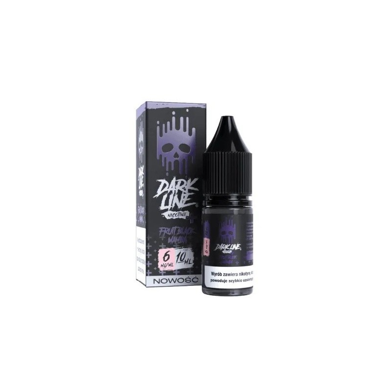 Liquid Dark Line Nicotine+ 10ml - Fruit Black Mamba 6mg (A25) | Eliq Vapoteur