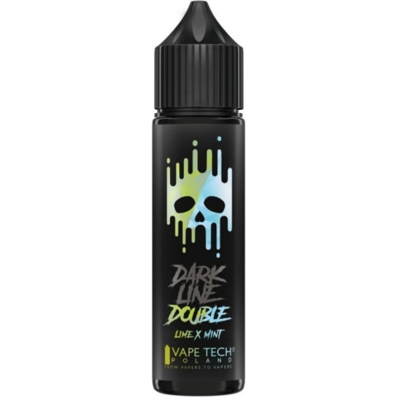 Longfill DARK LINE Double 8/60ml - Citron Menthe | EliqVapoteur