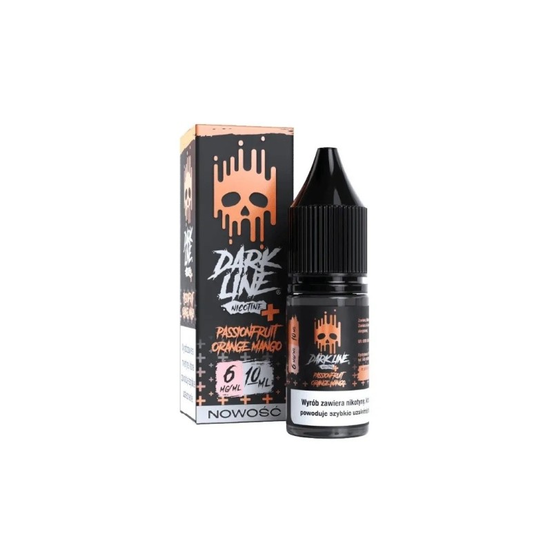 E-liquide Dark Line Nicotine+ 10ml - Passion Orange Mangue 6mg | EliqVapoteur