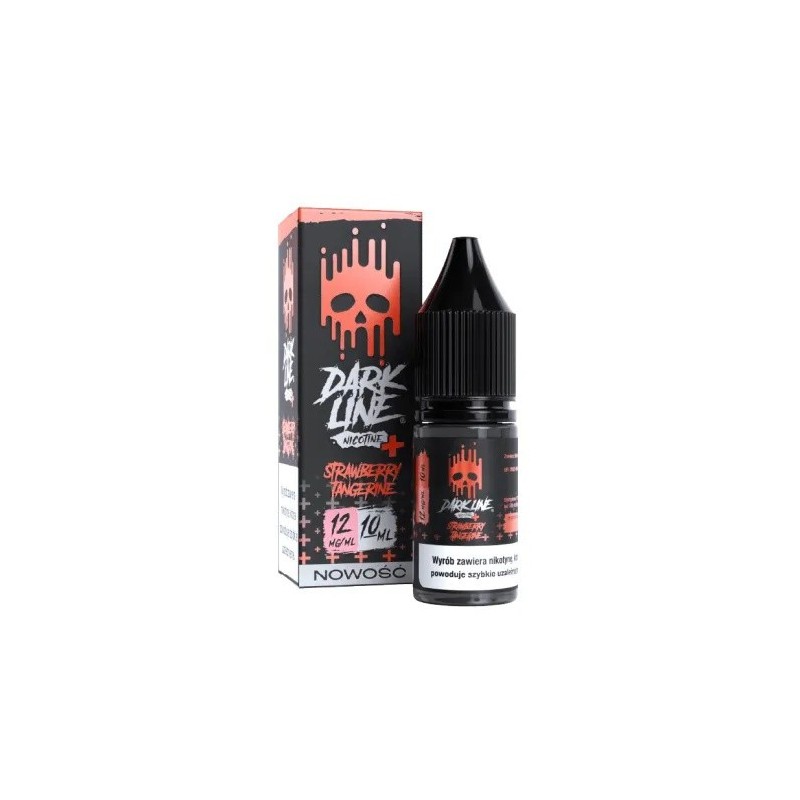 Liquid Dark Line Nicotine+ 10ml - Strawberry Tangerine 12mg (A25) | Eliq Vapoteur