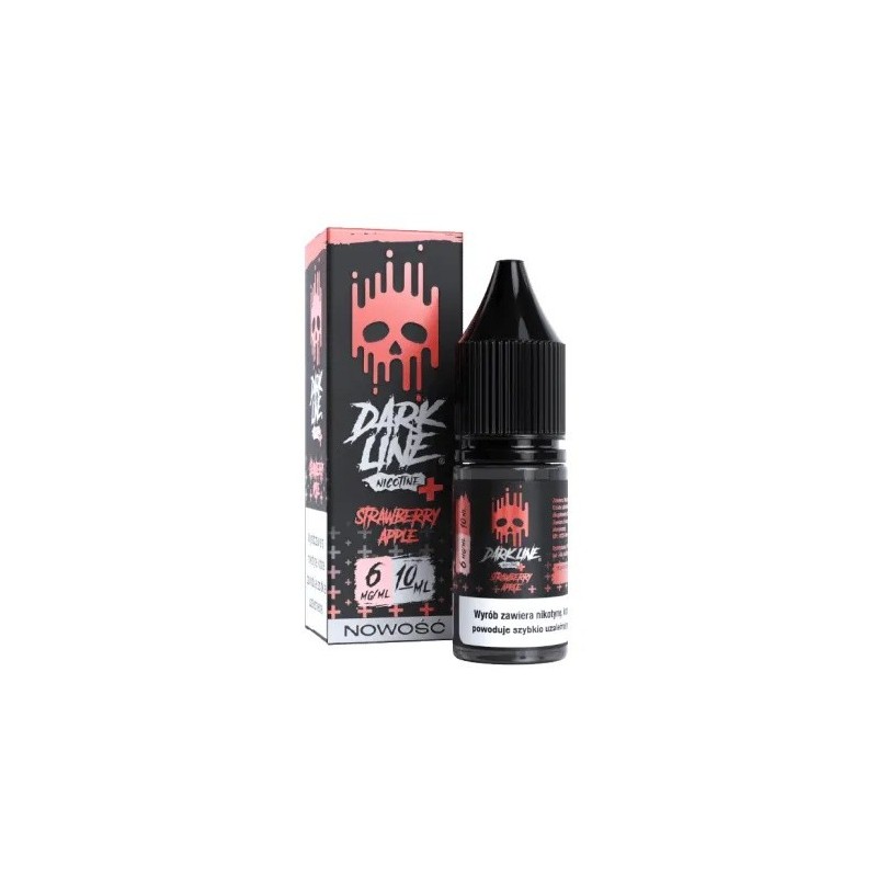 E-liquide Dark Line Nicotine+ 10ml - Fraise Pomme 6mg | EliqVapoteur