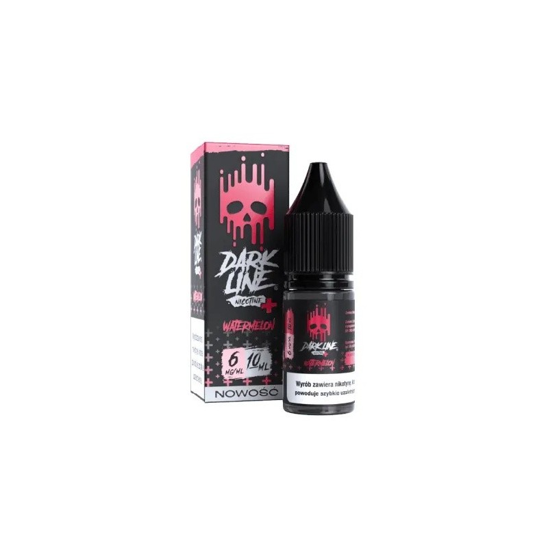 Liquid Dark Line Nicotine+ 10ml - Watermelon 6mg (A25) | Eliq Vapoteur