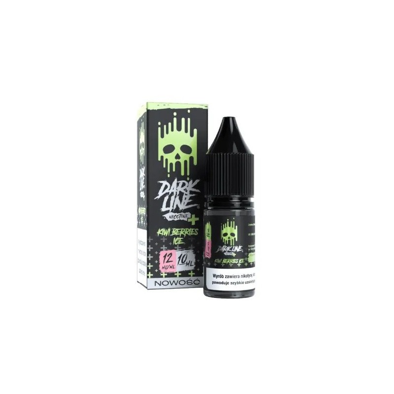 Liquid Dark Line Nicotine+ 10ml - Kiwi Berries Ice 12mg (A25) | Eliq Vapoteur