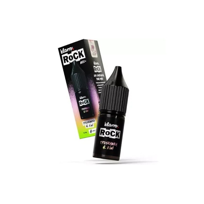 Liquid Klarro ROCK 10ml - Truskawka & Kiwi 6mg (A25) | Eliq Vapoteur