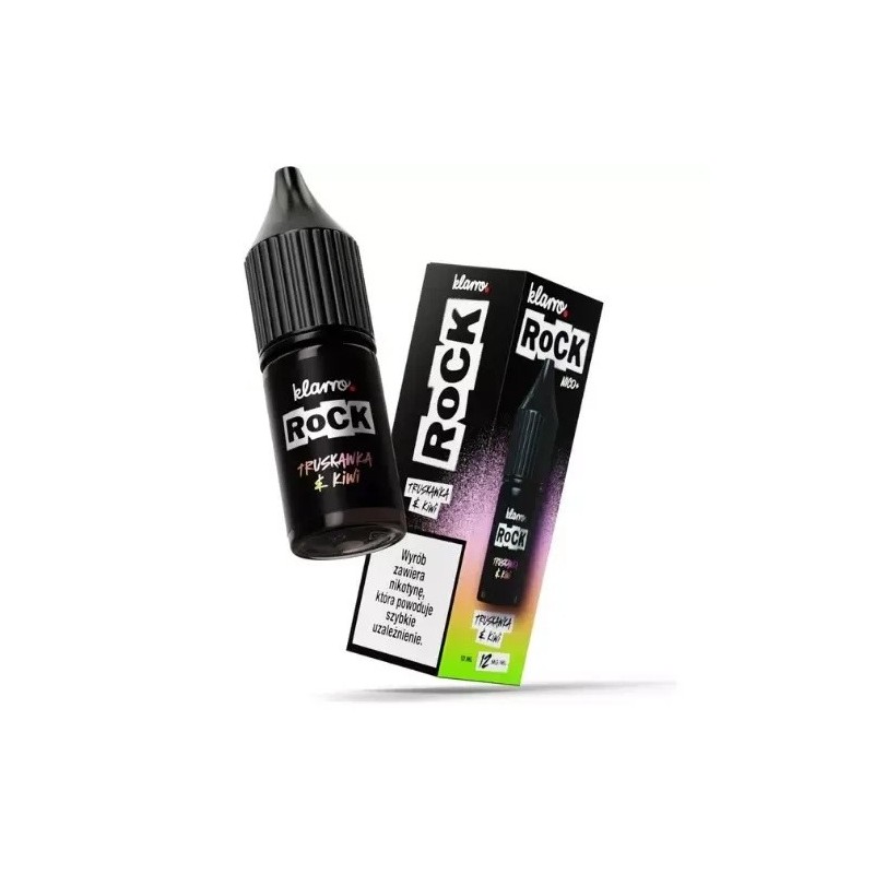 Liquid Klarro ROCK 10ml - Strawberry & Kiwi 12mg (A25) | Eliq Vapoteur