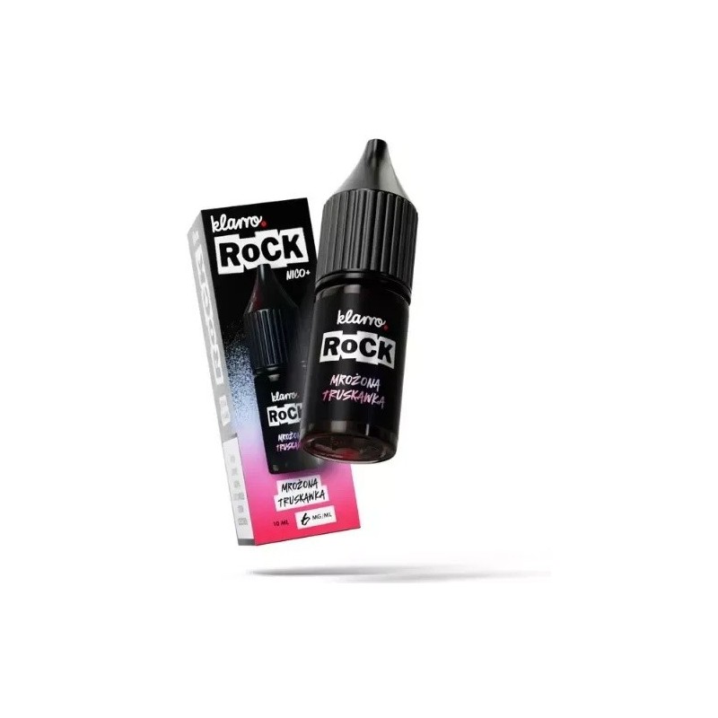 Liquid Klarro ROCK 10ml - Mrożona Truskawka 6mg (A25) | Eliq Vapoteur