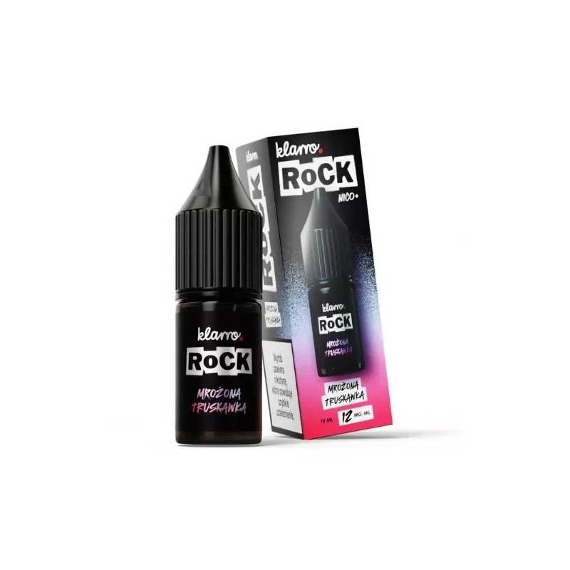 Liquid Klarro ROCK 10ml - Mrożona Truskawka 12mg (A25) | Eliq Vapoteur