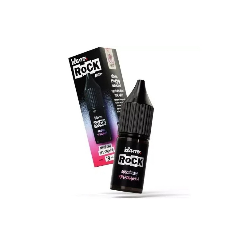 Liquid Klarro ROCK 10ml - Mrożona Truskawka 18mg (A25) | Eliq Vapoteur