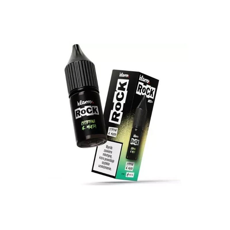Liquid Klarro ROCK 10ml - Cytryna & Mięta 6mg (A25) | Eliq Vapoteur