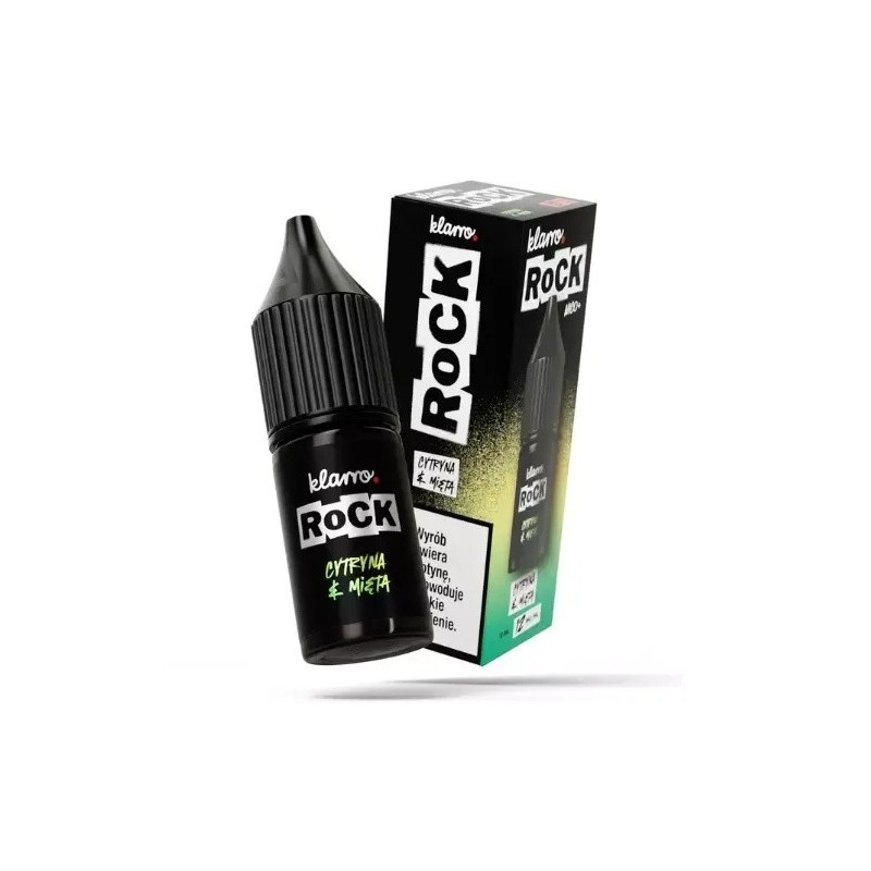Liquid Klarro ROCK 10ml - Cytryna & Mięta 12mg (A25) | Eliq Vapoteur