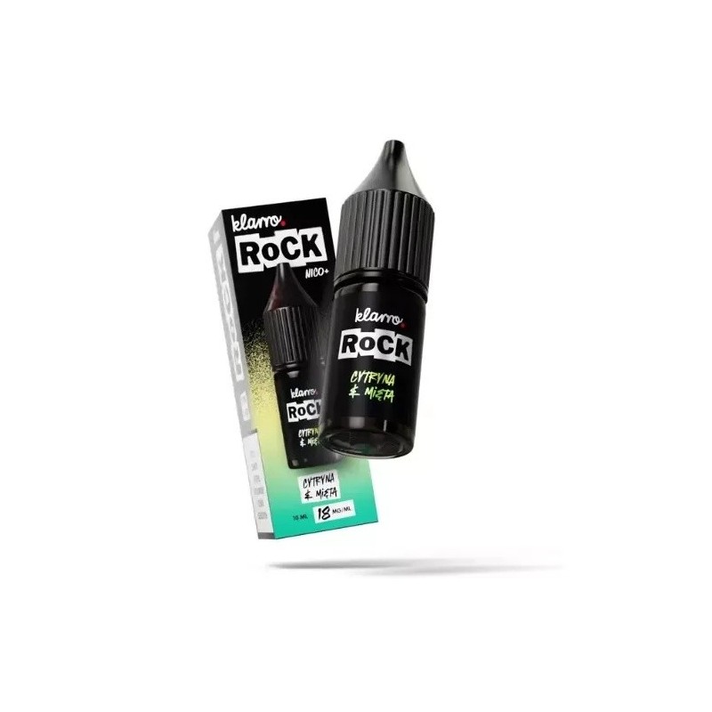 Liquid Klarro ROCK 10ml - Cytryna & Mięta 18mg (A25) | Eliq Vapoteur
