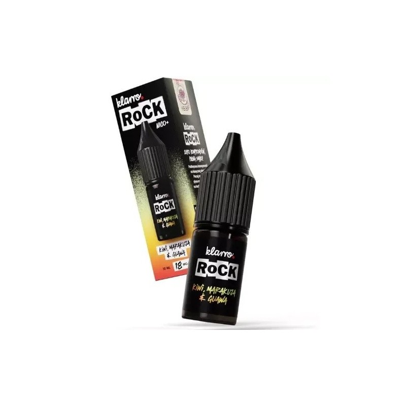 Liquid Klarro ROCK 10ml - Kiwi, Marakuja & Guawa 18mg (A25) | Eliq Vapoteur