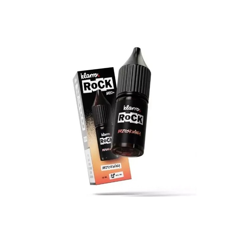 Liquid Klarro ROCK 10ml - Brzoskwinia 12mg (A25) | Eliq Vapoteur