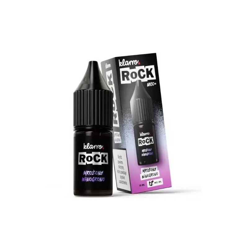 Liquid Klarro ROCK 10ml - Mrożone Winogrono 12mg (A25) | Eliq Vapoteur