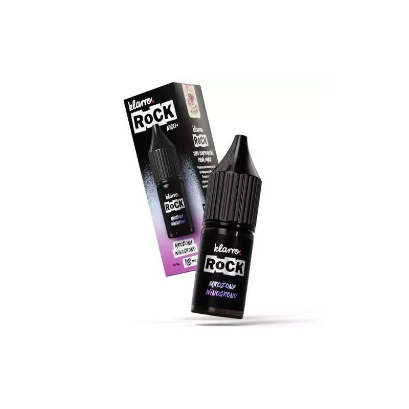 Liquid Klarro ROCK 10ml - Mrożone Winogrono 18mg (A25) | Eliq Vapoteur
