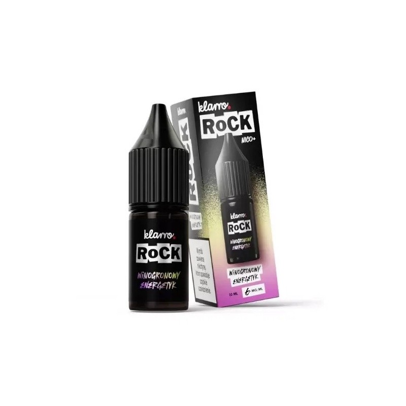 Liquid Klarro ROCK 10ml - Winogronowy Energetyk 6mg (A25) | Eliq Vapoteur