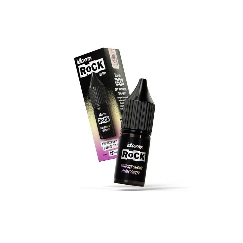 Liquid Klarro ROCK 10ml - Winogronowy Energetyk 12mg (A25) | Eliq Vapoteur
