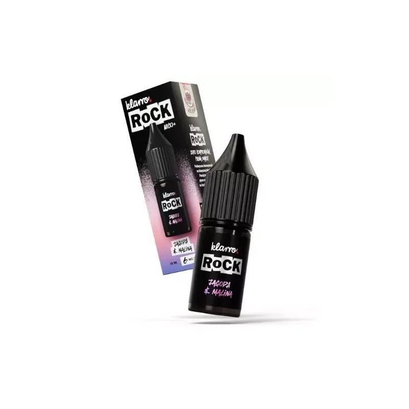 Liquid Klarro ROCK 10ml - Jagoda & Malina 6mg (A25) | Eliq Vapoteur