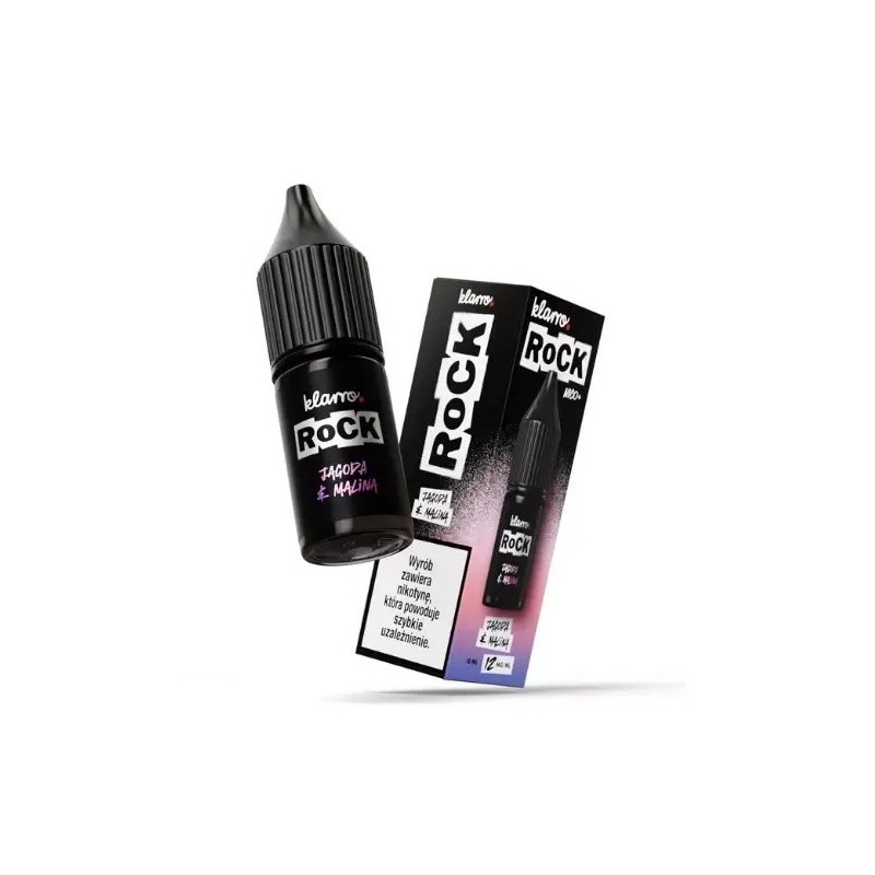 Liquid Klarro ROCK 10ml - Jagoda & Malina 12mg (A25) | Eliq Vapoteur
