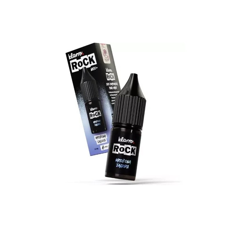 Liquid Klarro ROCK 10ml - Mrożona Jagoda 6mg (A25) | Eliq Vapoteur