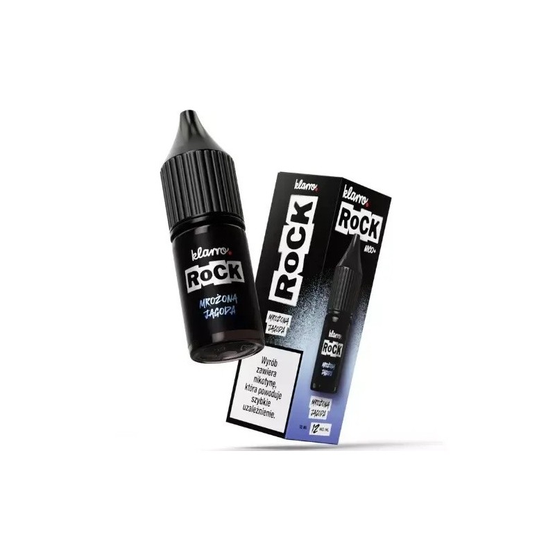 Klarro ROCK E-liquid 10ml - Frozen Blueberry 12mg | EliqVapoteur