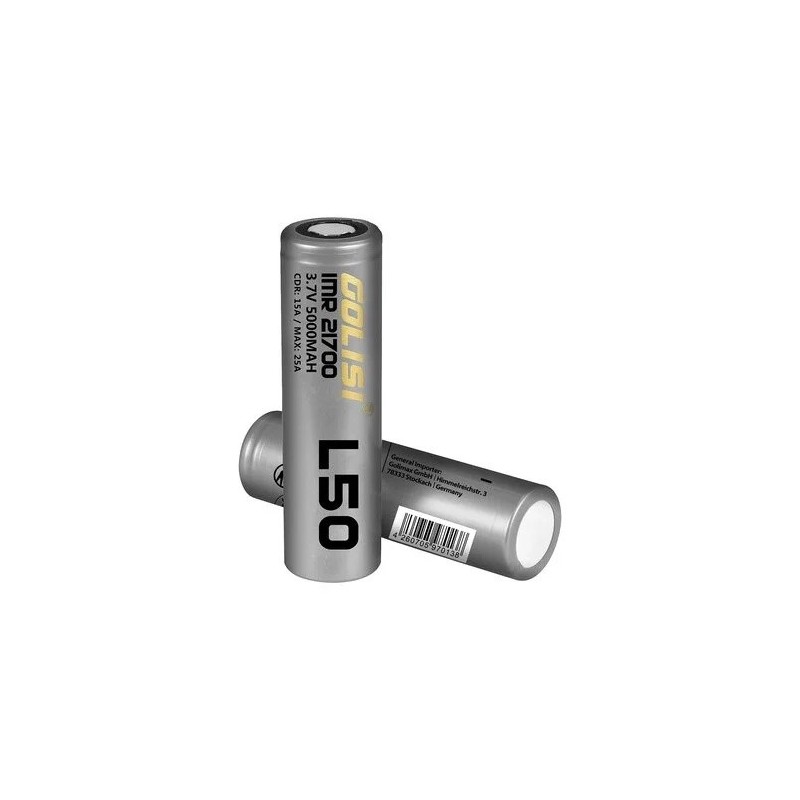 Golisi L50 21700 Battery 5000 mAh 3.7V | EliqVapoteur