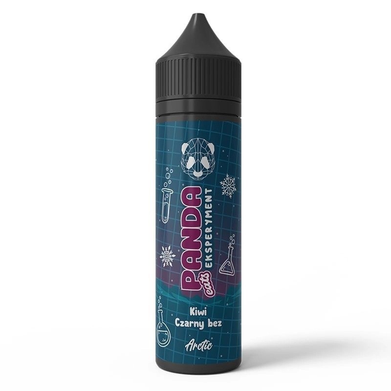 Longfill Panda Experiment Arctic 10/60 ml - Blackcurrant Kiwi | Eliq Vapoteur