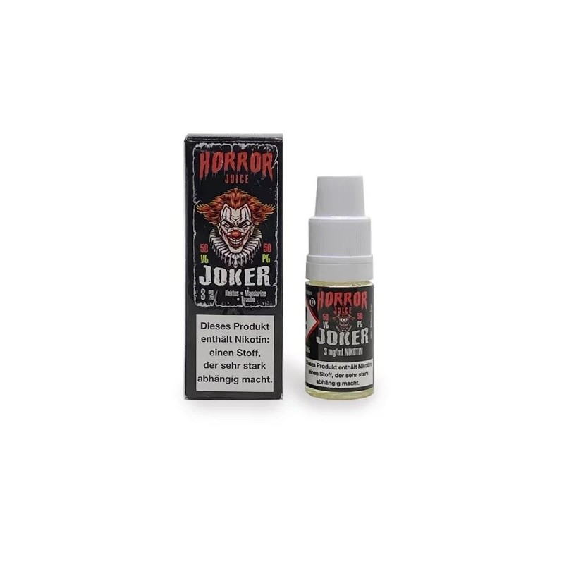 Liquid Horror Juice - Joker 10ml 3mg | Eliq Vapoteur