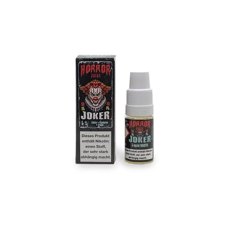 Liquid Horror Juice - Joker 10ml 6mg | Eliq Vapoteur