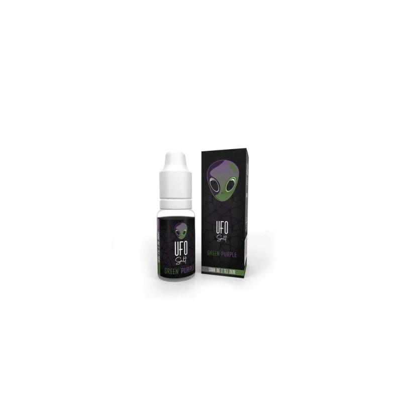 Liquid UFO SALT 10ml - Green Purple 20mg (A25) | Eliq Vapoteur