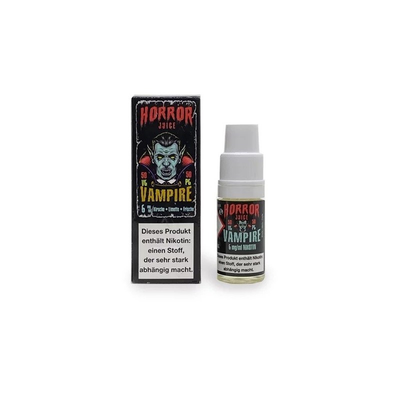 Liquid Horror Juice - Vampire 10ml 6mg | Eliq Vapoteur