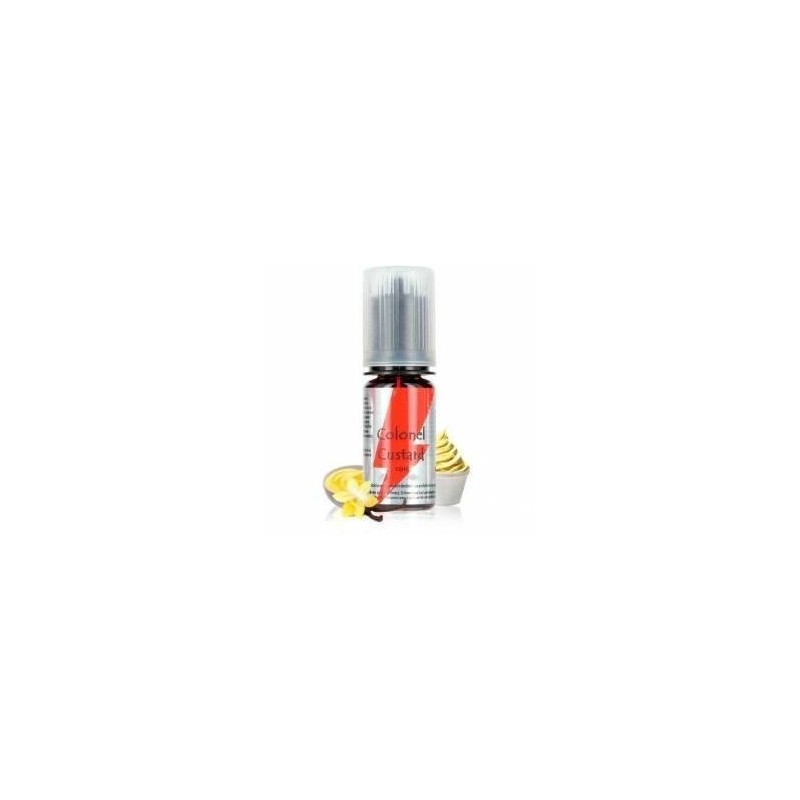 T-Juice - Colonel Custard - Concentré 10ML | Eliq Vapoteur