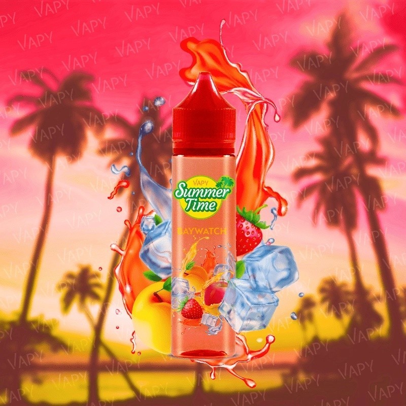 Longfill VAPY Summer Time Premix 10/60ml - Baywatch | Eliq Vapoteur