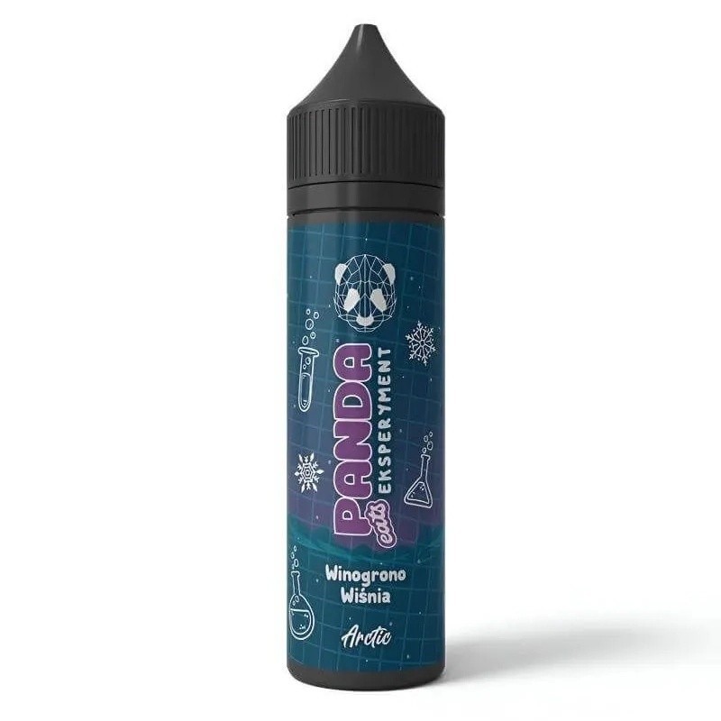 Longfill Panda Eksperyment Arctic 10/60 ml - Winogrono Wiśnia | Eliq Vapoteur