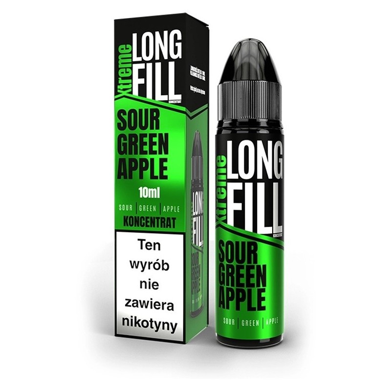 Longfill Xtreme Vapour 10/60ml - Sour Green Apple | Eliq Vapoteur