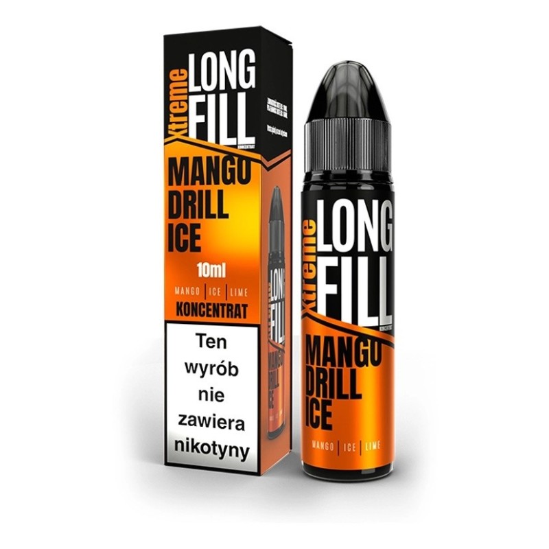 Longfill Xtreme Vapour 10/60ml - Mango Drill Ice | Eliq Vapoteur