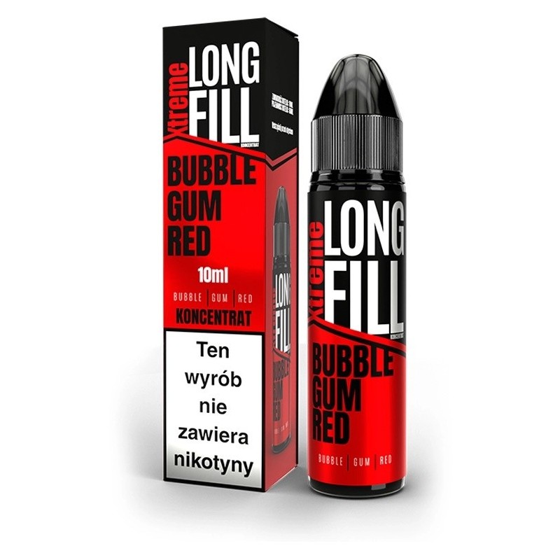 Longfill Xtreme Vapour 10/60ml - Bubble Gum Red | Eliq Vapoteur