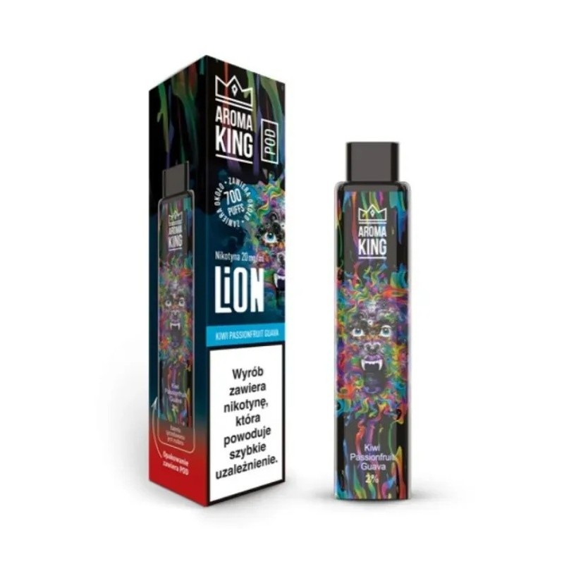 Aroma King Lion Pod Cartridge - Kiwi Passionfruit Guava 2ml | EliqVapoteur
