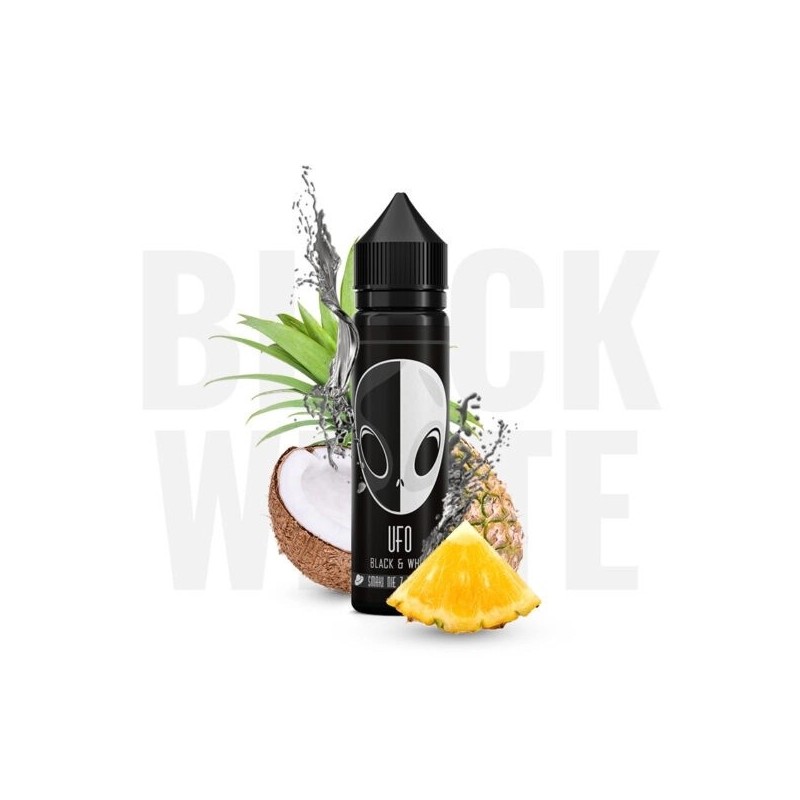 Longfill UFO 10/60ml - Black & White | Eliq Vapoteur