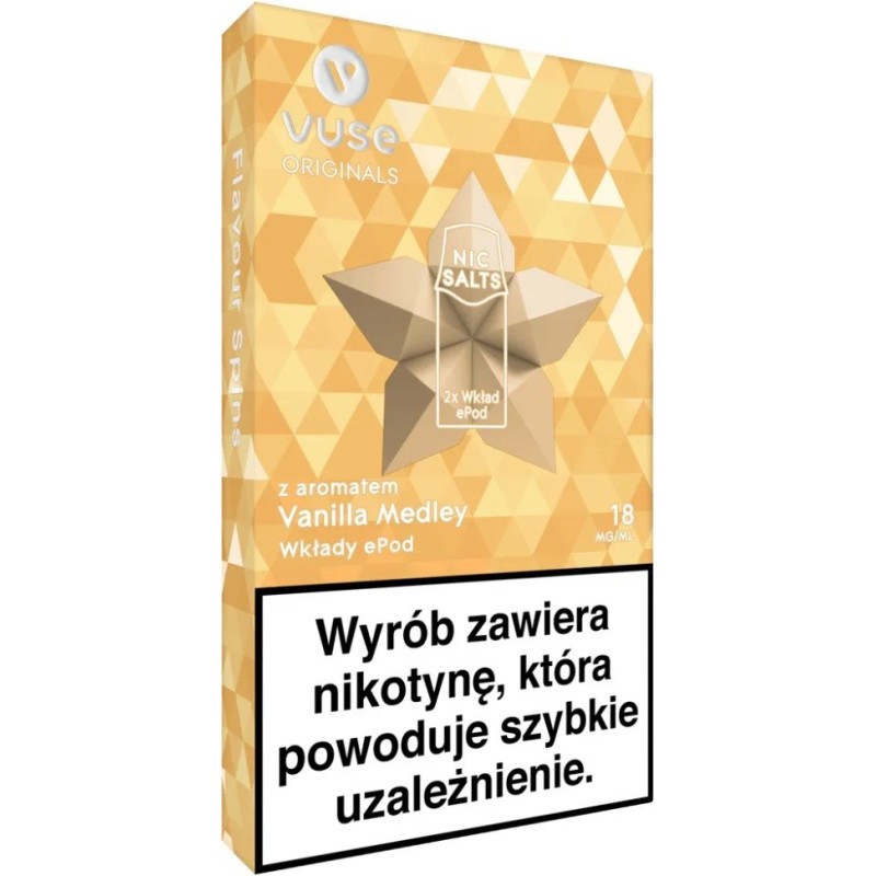 Wkłady do Vuse ePod - Vanilla Medley 18mg (1 szt.) | Eliq Vapoteur