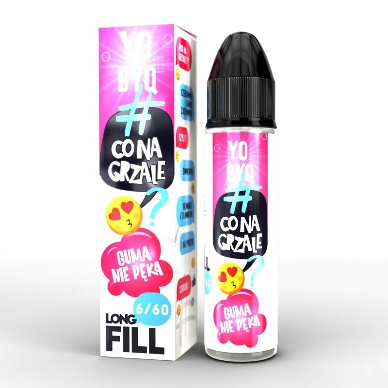 Longfill Co Na Grzale 6/60ml - Guma Nie Pęka | Eliq Vapoteur