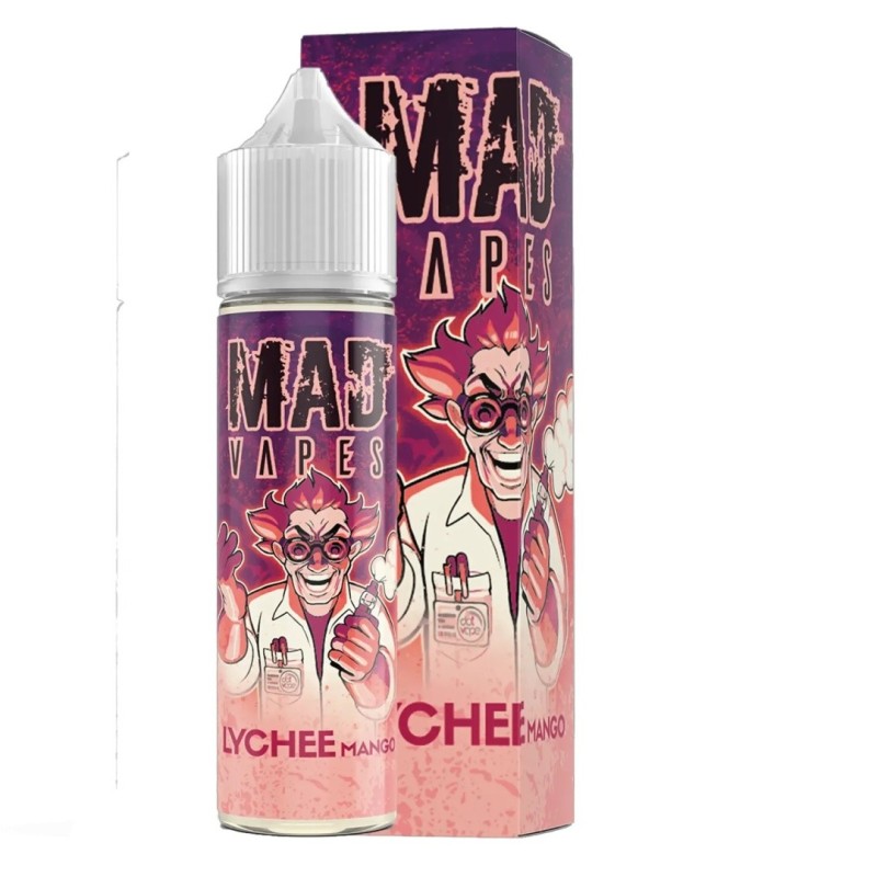 Longfill MAD VAPES 10/60ml - Litchi Mangue | Eliq Vapoteur