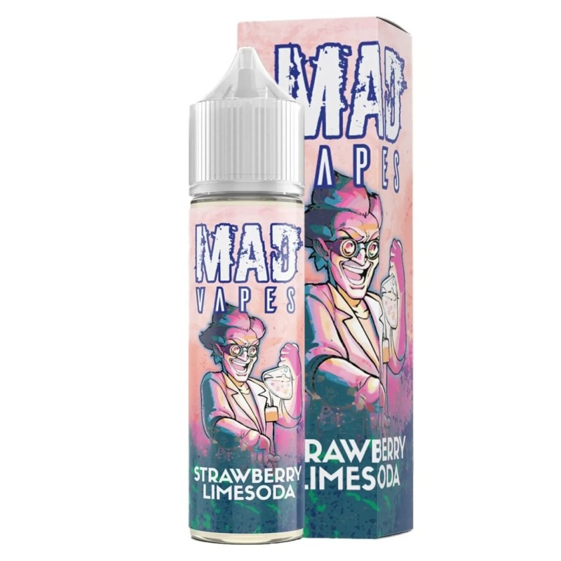 Longfill MAD VAPES 10/60ml - Strawberry Lime Soda | Eliq Vapoteur