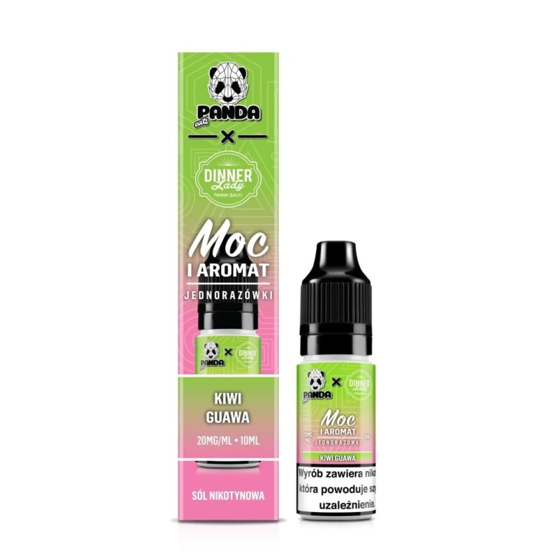 Liquid Panda Eats x Dinner Lady Salt 10ml - Kiwi Guava - 20mg | Eliq Vapoteur