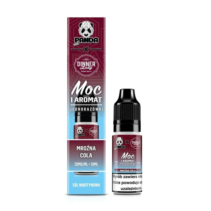 Liquid Panda Eats x Dinner Lady Salt 10ml - Cola Glacée - 20mg | Eliq Vapoteur