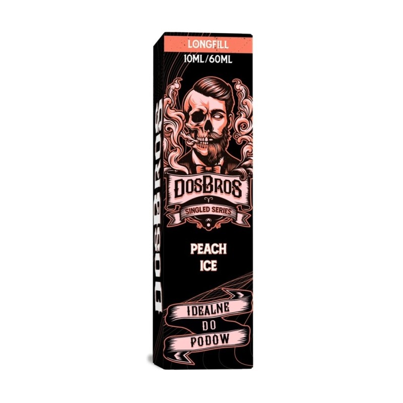 Longfill DosBros Singled Series 10/60ml - Peach Ice (A25) | Eliq Vapoteur