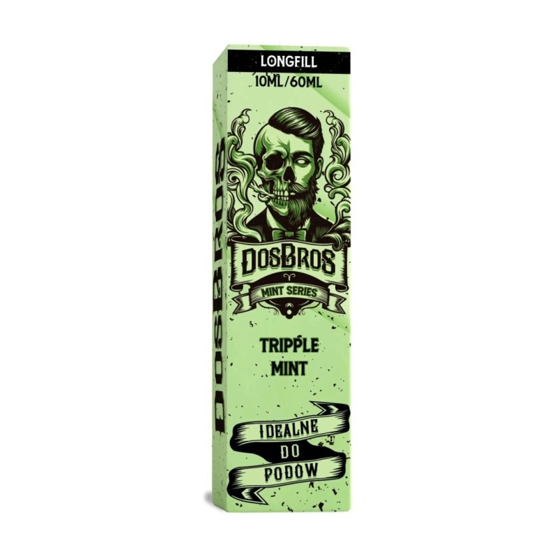 Longfill DosBros Mint Series 10/60ml - Tripple Mint (A25) | Eliq Vapoteur