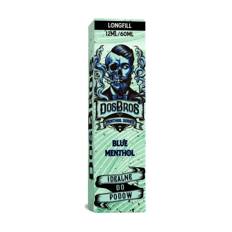 Longfill DosBros Menthol Series 12/60ml - Menthol Bleu (A25) | Eliq Vapoteur